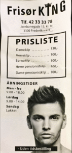 Frisør KING